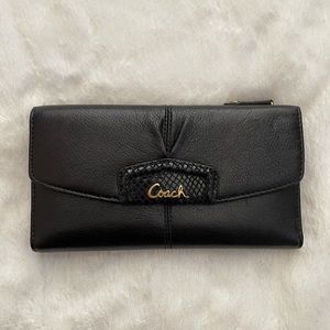 Black classic coach wallet